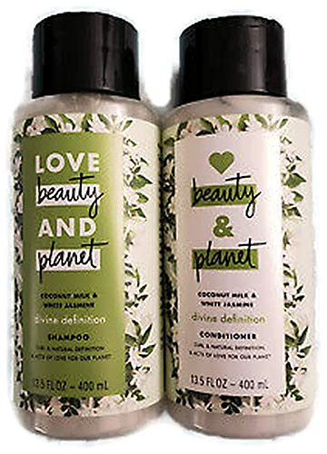 Love Beauty And Planet Coconut Milk White Jasmine Shampoo And Conditioner Set
