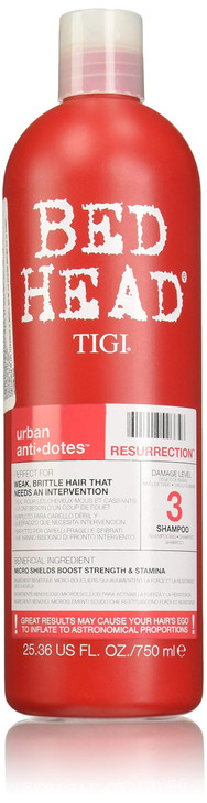 Tigi Bed Head Urban Antidotes Resurrection Shampoo 750ml2536oz