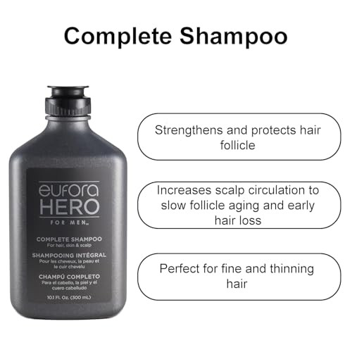 Eufora Hero for Men Complete Shampoo 101 Oz