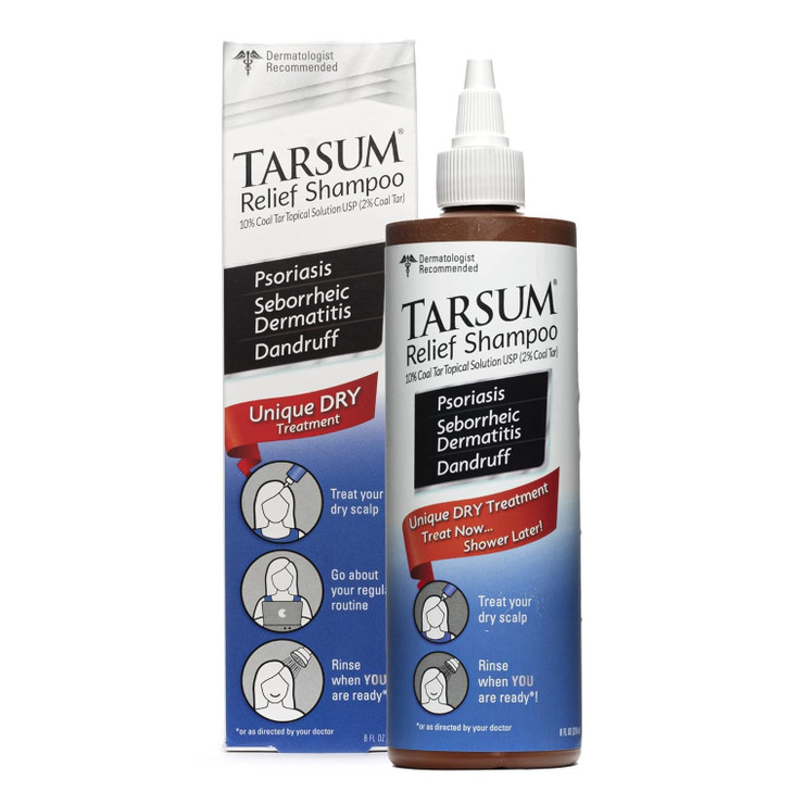 Tarsum Extra Strength Psoriasis Shampoo Coal Tar Shampoo and Conditioner for Scalp Psoriasis Seborrheic Dermatitis Sever
