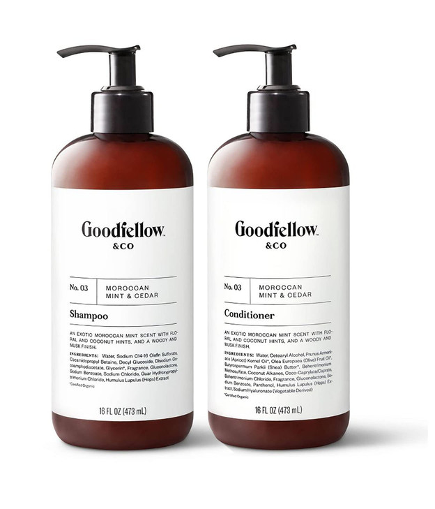 Goodfellow Co No 03 Moroccan Mint Cedar Shampoo Conditioner 16 fl oz ea Set of 2