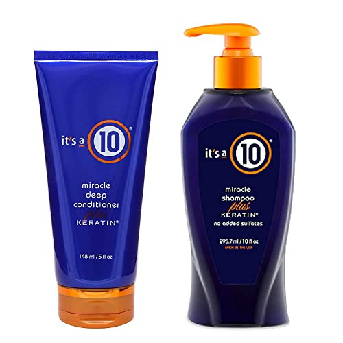 Its A 10 Shampoo Deep Conditioner Duo with Keratin 10 Oz Shampoo 5 Oz Conditioner