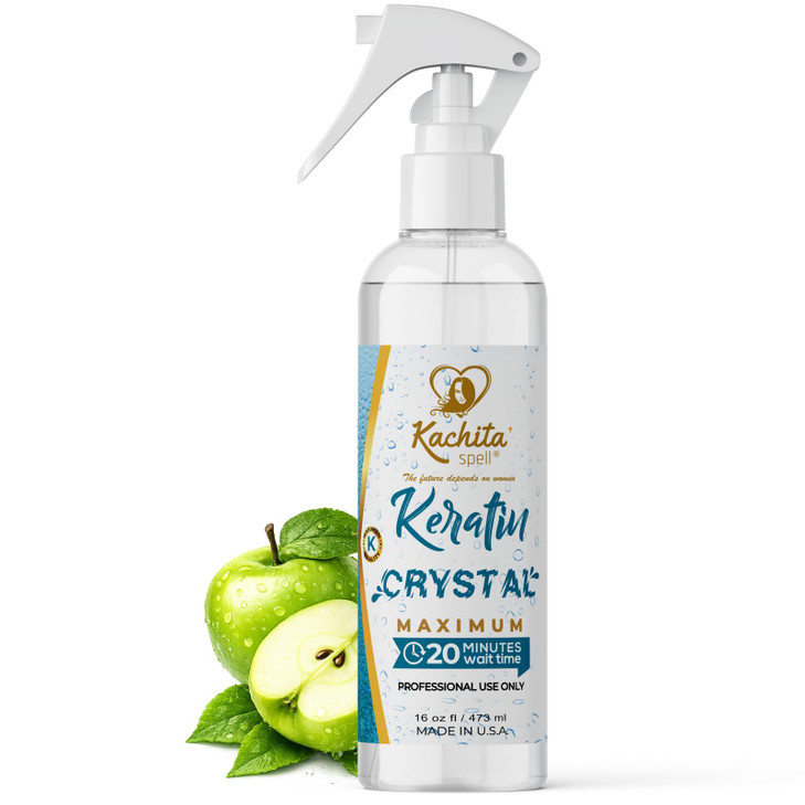 Kachita Spell Keratin Crystal Maximum 20Minute Express Keratin Hair Straightening Treatment Spray for Long Lasting Blowo