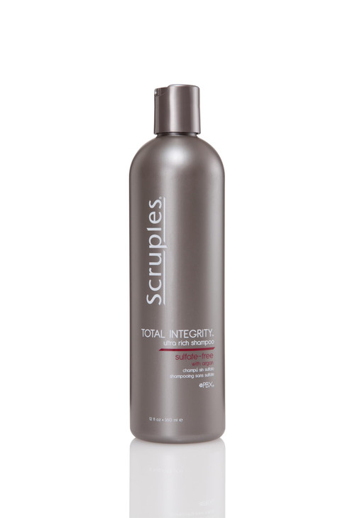 Scruples Total Integrity Shampoo Professional Argan Oil Shampoo Nourishes Chemically Treated Hair and Prolongs the Life