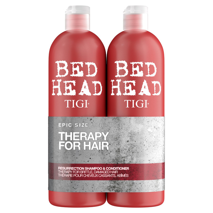 Tigi Bed Head Urban Antidotes Resurrection Shampoo Conditioner Damage Level 3 2536 OuncePack of 2