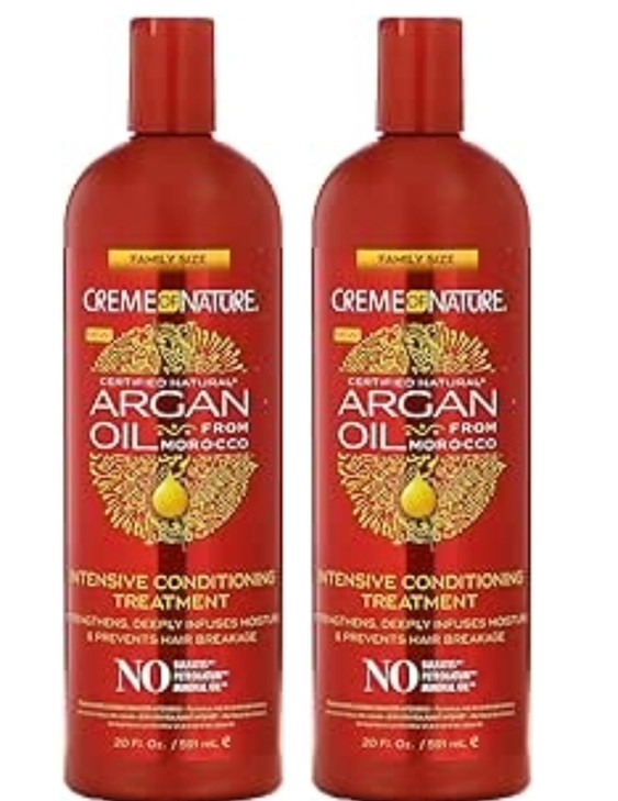 Creme Of Nature Argan Oil Conditioner Pro Treatment20 Ounce 591ml 2 Pack