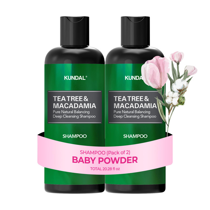 Kundal Tea Tree Macadamia Deep Cleansing Shampoo Korean Hair Care Scalp Care Tea Tree extract For All hair Types 1014fl