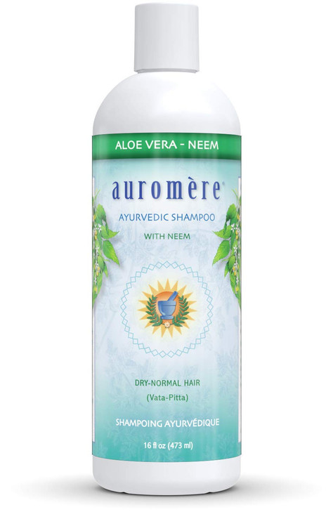 Auromere Ayurvedic Shampoo Aloe Vera Neem Vegan Cruelty Free NonGMO Natural Gluten Free Sulfate Free Paraben Free for Dr