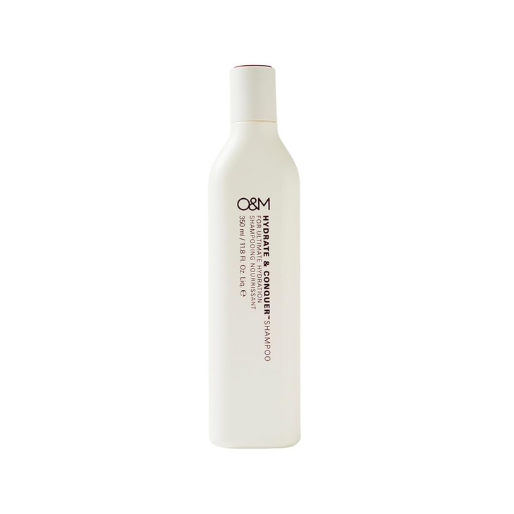 OM Hydrate Conquer Vegan Moisturizing Shampoo For Women Men Dry Damaged Colored Hair Organic Coconut Oil Vitamin A B C E