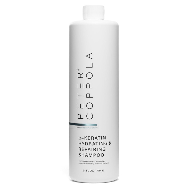 PETER COPPOLA aKeratin Hydrating Repairing Shampoo Ultrarepairing Gentle Cleansing Sulfate Free Shampoo Repairs Damaged