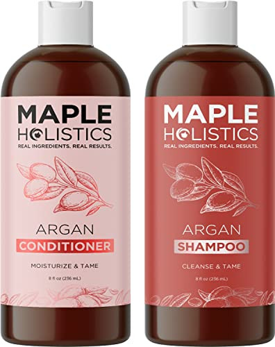 Aromatherapy Lavender Shampoo and Conditioner Set Paraben and Sulfate Free Shampoo and Conditioner for Women with Chamom