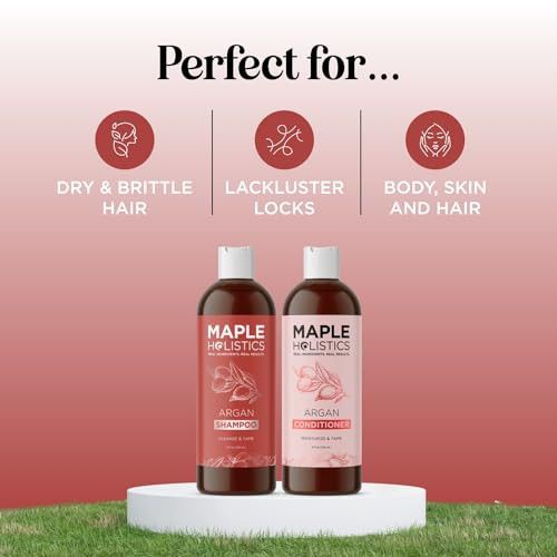 Aromatherapy Lavender Shampoo and Conditioner Set Paraben and Sulfate Free Shampoo and Conditioner for Women with Chamom