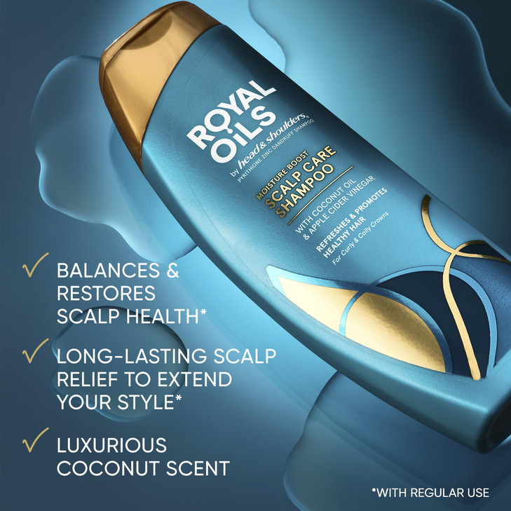 Head Shoulders Royal Oils AntiDandruff Shampoo and Conditioner Twin Pack 1 Pyrithione Zinc Curly Hair Coily Hair Scalp R
