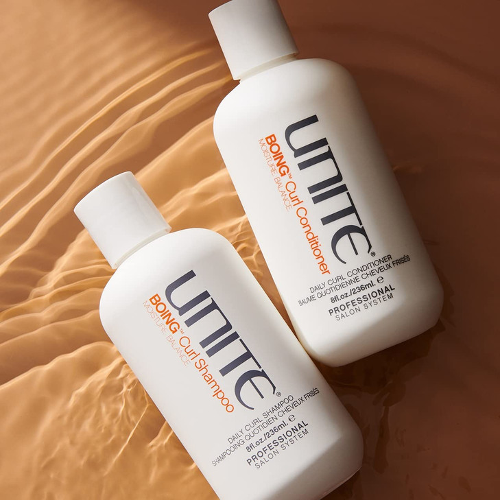 UNITE Hair BOING Curl Shampoo Hydrating Shampoo with Coconut Extracts to Enhance and Define Curls Nourishes and Protects