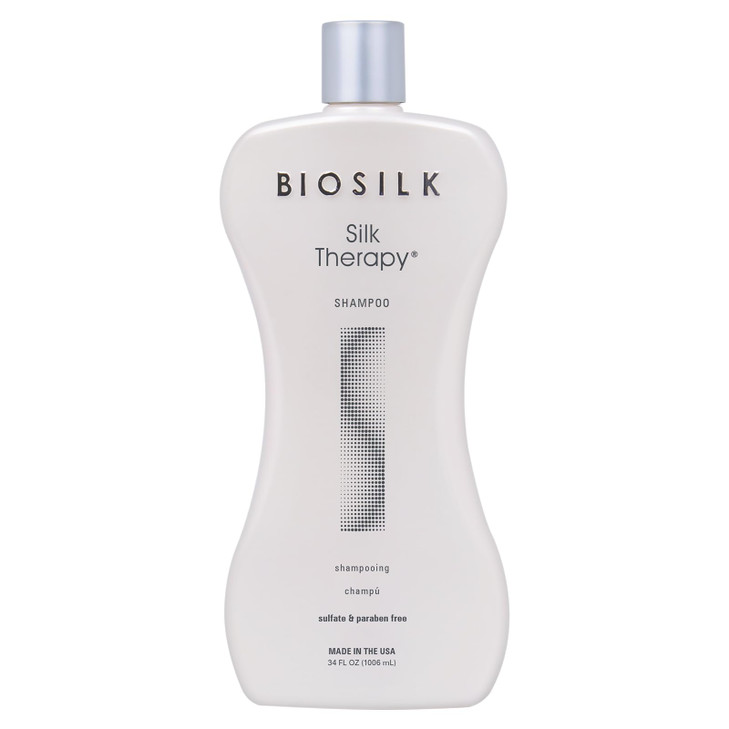 BioSilk Silk Therapy Shampoo Gentle Hair Cleanser Delivers Healthy Shiny Hair Great For All Hair Types Sulfate Paraben C