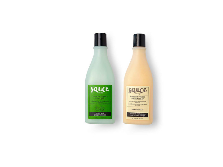 Sauce Beauty Chimichurri Mint Shampoo and Coconut Cream Conditioner Set 2 10 fl oz Bottles