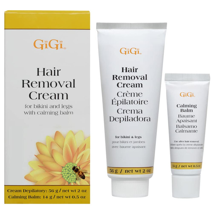 GiGi Hair Removal Cream, with Calming Balm for Legs and Bikini Area online at globaldelivered