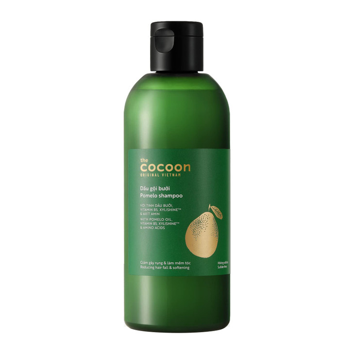Cocoon Pomelo Oil Shampoo with Xylishine Amino Acid Hair Growth for Thinning Damaged Organic Shampoo No Sulfate Vegan So
