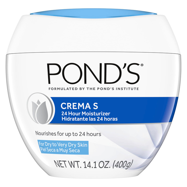 Pond's Nourishing Moisturizing Cream, Crema S, Fragrance Free, Ivory, 14.1 Oz online at globaldelivered