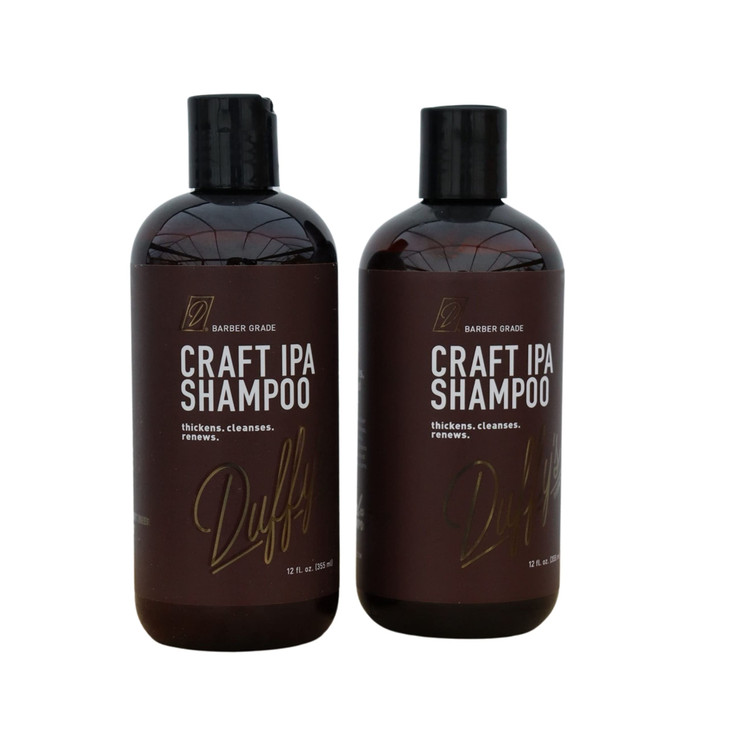 Duffys Brew Beer Shampoo 2Pack Hair Care Made with Premium IPA Craft Beer Hair Shampoo that Nourishes Thickens and is Co