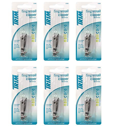 Trim Nailcare Fingernail Steel Clipper with File, Item Number 12500 (Pack of 6) online at globaldelivered