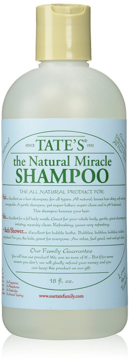 Tates Natural Miracle Shampoo 18 fl oz Conditioner 18 fl oz