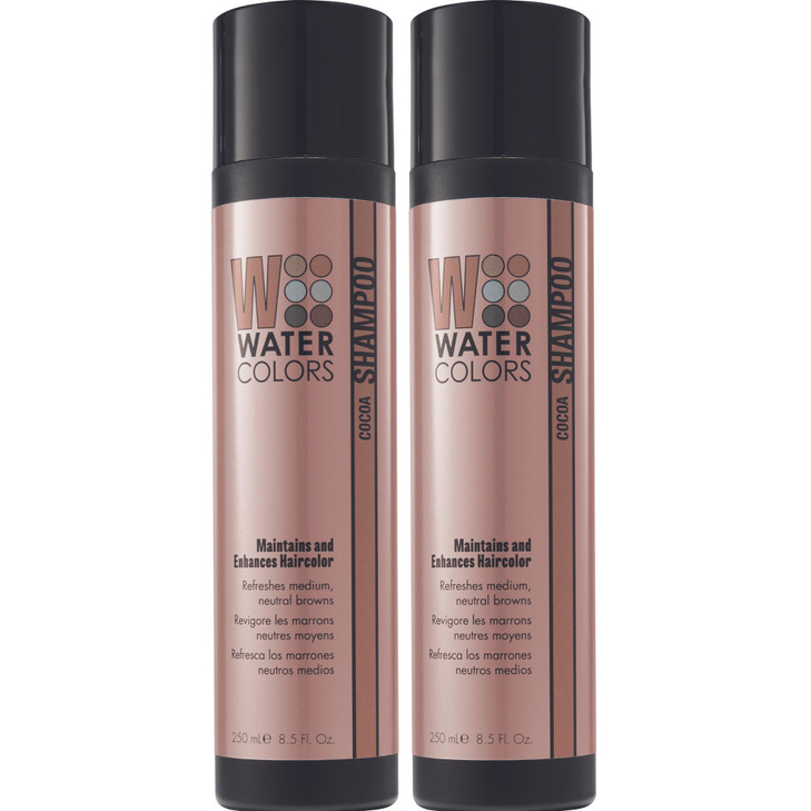 Watercolors by Tressa 3in1 Color Depositing Shampoo Semi Permanent Hair Color Hair Dye Shampoo for Curly Dry and Normal