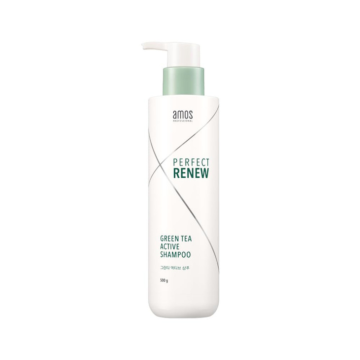 AMOS PROFESSIONAL Perfect Renew Green Tea Active Shampoo Nourishing and Moisturizing Shampoo for Hair Growth Anti Hair l