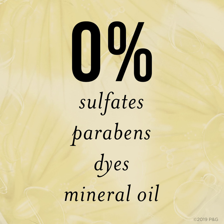 Pantene Sulfate Free Shampoo with Castor Oil Nutrient Blends Fortifying Damage Repair 96 fl oz Pack of 4