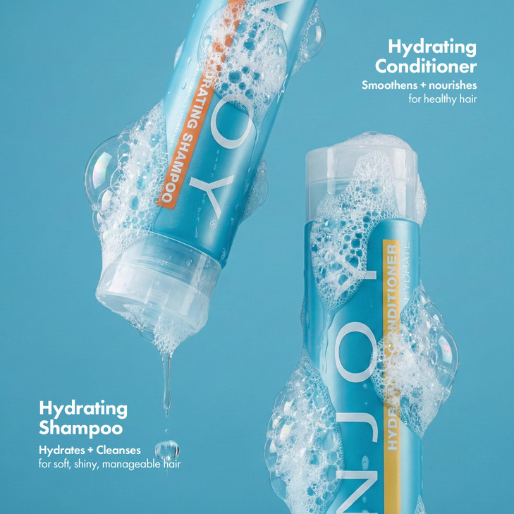 Enjoy Hydrating Shampoo and Conditioner Set SulfateFree Daily Moisture for Soft Shiny Manageable Hair Color Safe Lightwe