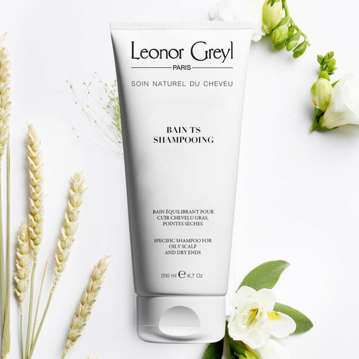 Leonor Greyl Balancing Shampoo for Oily Hair Bain TS Organic Purifying Nourishing Shampoo for Oily Scalp Dry Ends Hair S