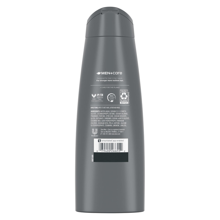 DOVE MEN CARE Fortifying 2 in 1 Shampoo and Conditioner for Resilient and Thicker Hair Thick and Strong with Caffeine He