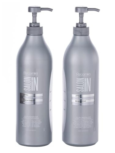 SalonIn Recamier Recamier Professional Salon In Pro Color Intensifier Hair Platinum Kit Shampoo and Treatment Kit Tratam