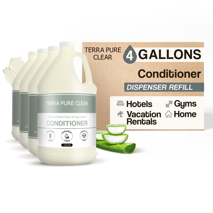 Terra Pure Clear Color and Fragrance Free Gallon Size Conditioner Individual