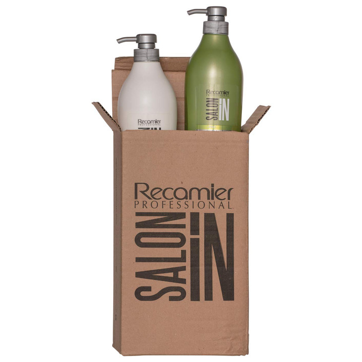 Recamier Saloon In Keratin Ultra Force Shampoo Conditioner Set Weak Damaged Hair SalonIn Champ y Tratamiento Cabellos Db
