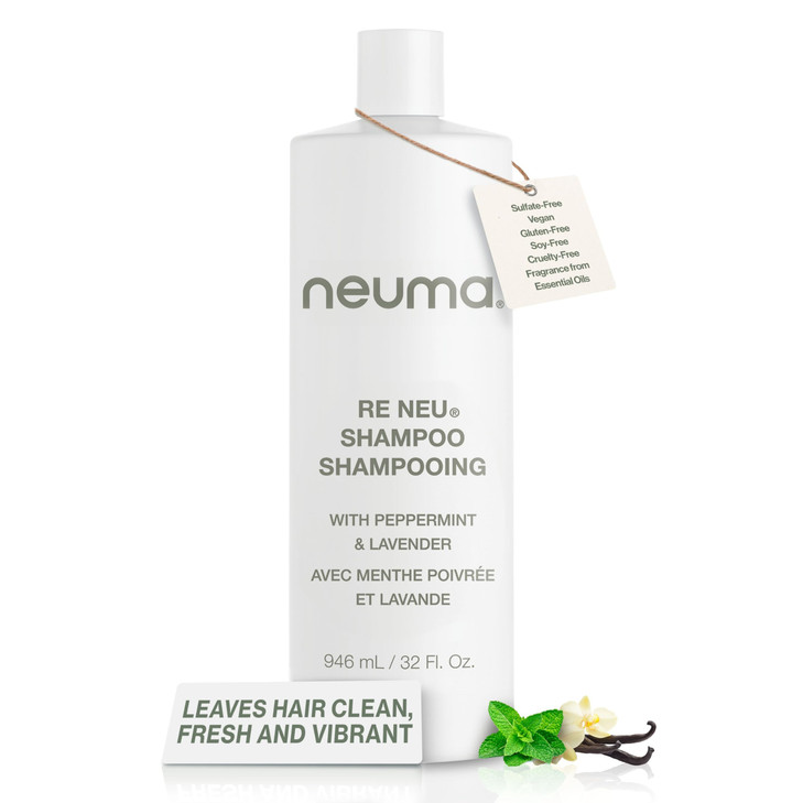 Neuma Re Neu Shampoo 32 Fl Oz Revitalizing Soothing Gentle Cleansing Sulfate Free Shampoo Peppermint Vanilla Scent