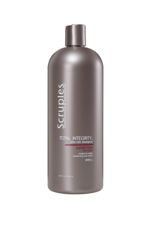 Scruples Total Integrity Shampoo Professional Argan Oil Shampoo Nourishes Chemically Treated Hair and Prolongs the Life