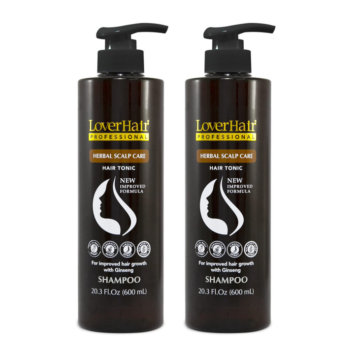 2Pack LoverHair Professional Herbal Scalp Care Shampoo 2x203 floz 2x600ml