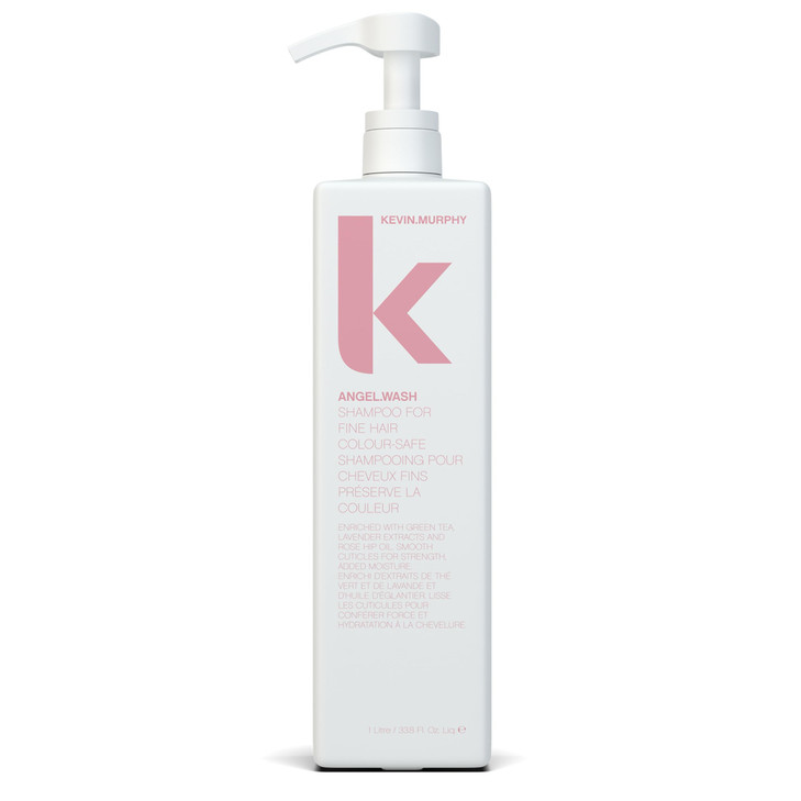 KEVINMURPHY ANGELWASH Restorative Shampoo For Fine Coloured Hair ColourSafe Shampoo With Vitamins Antioxidants Sulphate