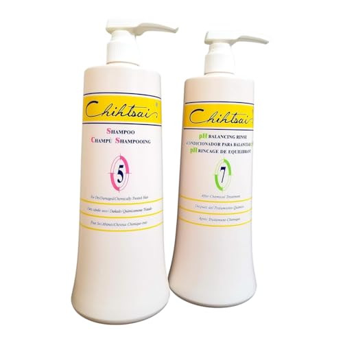Chihtsai No 5 Shampoo and No 7 PH Balancing Rinse Conditioner Set 34oz1000ML