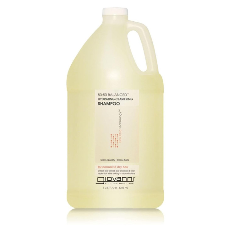 GIOVANNI ECO CHIC 5050 Balanced Hydrating Clarifying Shampoo Leaves Hair pH Balanced for OverProcessed Hair Provides Moi