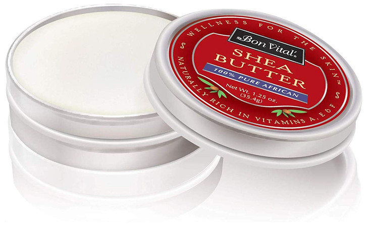 Bon Vital' 100% Pure African Shea Butter, Repair Dry & Damaged Skin, Moisturizer to Reduce Appearance of Stretch Marks, Add Essential Oils for a Cust online at globaldelivered