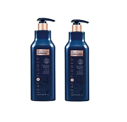 Leaf Flower Instant Damage Correction Shampoo Conditioner 338 oz Duo