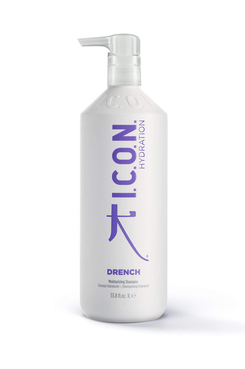ICON Drench Moisturizing Shampoo SalonQuality Hair Care 338Ounce Bottle