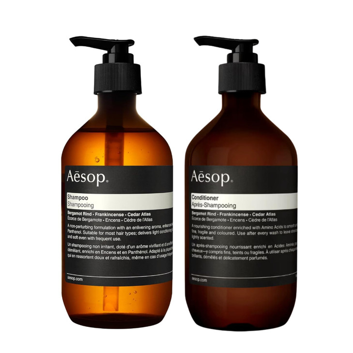Aesop Shampoo Conditioner Set Hydrates Softens Adds Shine All Hair Types 169 oz 500mL