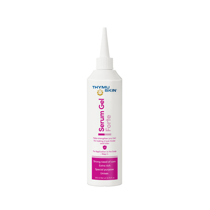 THYMUSKIN Forte Serum Step 2 of 2 in the Thymuskin System provides extrarich support for severe thinning chronic scalp i