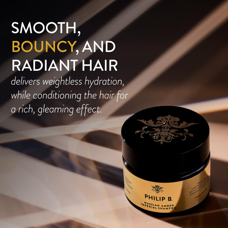 PHILIP B Russian Amber Imperial Shampoo 12 fl oz 355 ml ColorProtective Cleanser Restores Frizzy OverProcessed Hair for