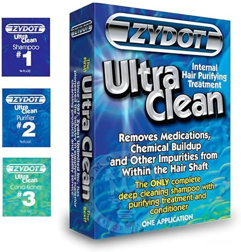 Zydot Ultra Clean Hair Detox Shampoo Conditioner Kit Removes Medications Chemical Buildup Impurities Deep Cleansing Sham