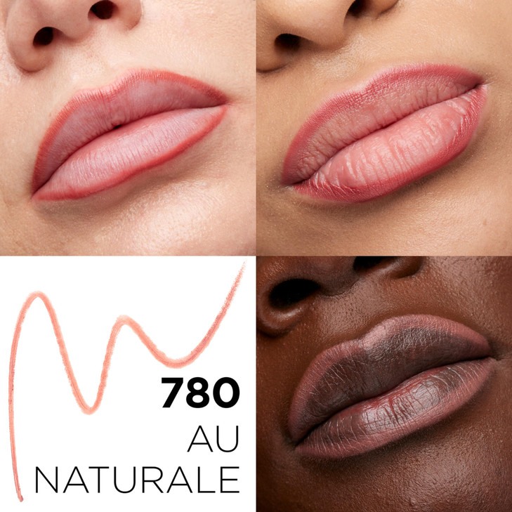 L'Oreal Paris Colour Riche Lip Liner Pencil, Creamy Lip Liner with Omega 3 and Vitamin E, 780 Au Naturale (Soft Neutral Beige) online at globaldelivered