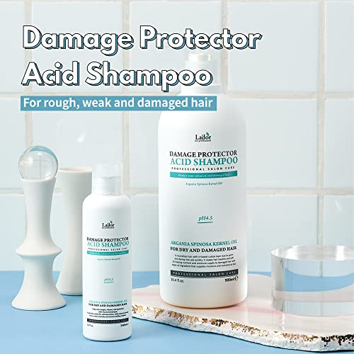 LADOR Damage Protector Acid Shampoo 2x 507 floz 45 pH Acidic Formulation for Hair and Scalp pH Balance Helps Neutralize